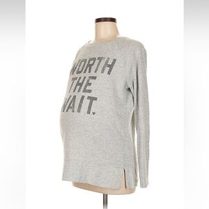 Isabel Maternity by Ingrid & Isabel Gray Sweater